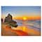 Designart - Beautiful Sunrise by Beach in Tathra - Seashore Canvas Art Print